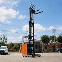 Carretilla Elevadora de Tres Vías con Asiento y Batería de Plomo-Ácido Nueva a Precio de Fábrica, Alcance de 4.5M