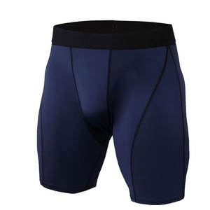 Short de compression personnalisable avec logo nouveau design pour homme Short de compression longueur spandex sous couche pour homme - Product Image 4