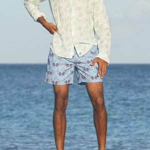 Vente en gros de shorts de bain pour hommes maillot de bain à séchage rapide shorts de bain respirant avec cordon de serrage avec poche pour shorts de surf - Product Image 4