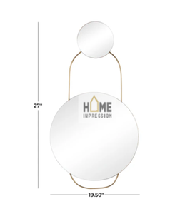 Nouvel arrivage Miroirs muraux décoratifs au design de luxe Miroirs en métal faits à la main Miroir mural décoratif en métal de première qualité à vendre - Product Image 5