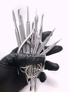 กรรไกรตัดหนังกำพร้าคุณภาพสูง สแตนเลสอย่างดี ผู้ค้าส่งกรรไกรตัดหนังกำพร้า สีตามสั่ง ที่ดันหนังกำพร้า อุปกรณ์เสริมความงาม - Product Image 4