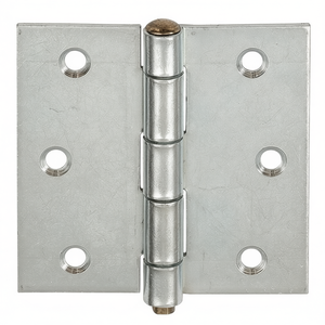 VORMANN Steel Blue Zinc-Plated Rolled Strong <b>Square</b>-<b>Edged</b> Fencing Trellis Gates Hinge Height 75mm Width 75mm Thickness 1.9mm - Product Image 3