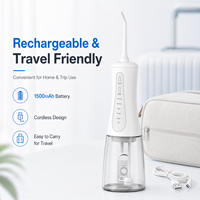 Hydropulseur Portable Sans Fil OEM 350ml Étanche IPX7 Rechargeable USB 5 Modes Contrôlé par Application pour Maison et Hôtel