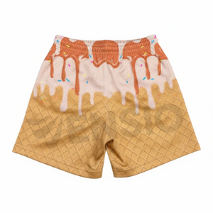 Shorts de sport personnalisés en sublimation pour hommes, entraînement, course à pied, séchage rapide, respirant, écologique, 100% polyester - Product Image 2