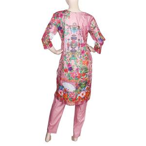 Traje de Dos Piezas Estampado para Mujer - Rosa - Product Image 5