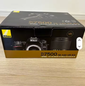 Cámara réflex digital D7500 de 20.9MP (negra) con lente AF-S DX 18-140mm F/3.5-5.6G ED VR - Product Image 1