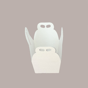 Trắng sợi các tông Hộp quà tặng cho 100g panettone nhỏ 10x10x10 cm 20 mảnh thiết lập cho kỳ nghỉ Nguồn cung cấp - Product Image 3