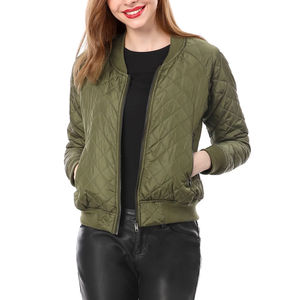 Chaqueta Bomber de Algodón Transpirable con Logotipo Personalizado al por Mayor para Mujer, Prenda de Invierno, Superventas a Precio Económico - Product Image 5