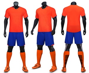 OEM Customizable Breathable Soccer Uniform Set Unisex Football Wear with <b>Name</b> Team Customized Color Design Wholesale for Adults - Product Image 6