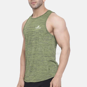 Débardeur en tissu respirant de haute qualité pour hommes Style décontracté pour l'exercice de gymnastique-Ventes directes d'usine - Product Image 2