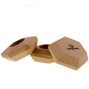 Bougeoir chauffe-plat en bois fait à la main sur mesure bougeoir de style fermier bois d'acacia écologique grande taille pour rustique - Product Image 3