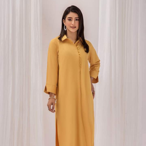 คอลเล็คชั่นชุดพื้นเมืองดีไซน์ใหม่ปักลายดอกไม้ลำลองทำงานปากีสถานชาลวาร์ - Product Image 3