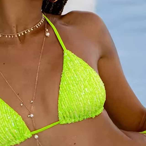 Maillot de bain personnalisé pour femmes OEM Maillot de bain Offre Spéciale impression personnalisée Maillots de bain dos nu 2 pièces Bikini avec logo - Product Image 2