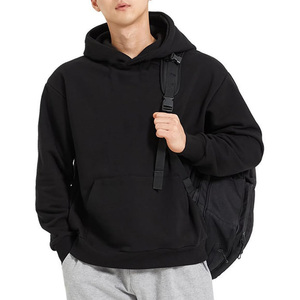 เสื้อฮู้ดดี้ทรงหลวมแบบครอป ผ้าคอตตอน 100% หนานุ่ม พิมพ์โลโก้ตามสั่ง ทรงไหล่ตก - Product Image 5