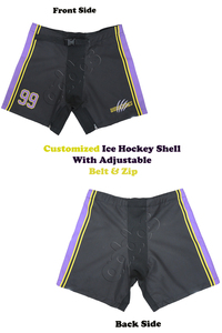 Pantalones de hockey de alta calidad de último diseño de hockey sobre hielo con cinturón ajustable y características de cremallera sublimación personalizada para ropa de equipo - Product Image 3