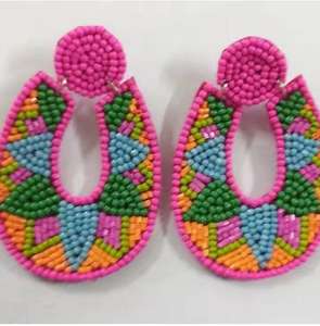 Latest Designer Indian Wholesale Jewelry of Jhumka Kundan Earrings New Collections for Women's Stylish Earrings Collection 2024 - Product Image 4