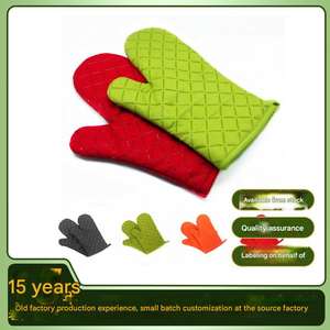 <span class=keywords><strong>OM10</strong></span> Gants de four épais et résistants à la chaleur-Gants de cuisson anti-brûlure pour la cuisine, le micro-ondes et la cuisson à haute température - Product Image 3
