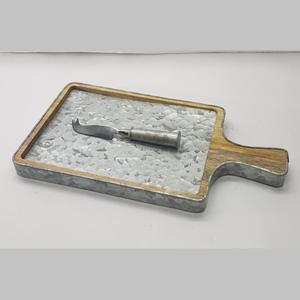 Tabla de Cortar de Madera Personalizada con Cuchillo, Tabla de Cortar Rectangular Sostenible de 2 cm de Grosor, Tabla de Queso de Madera Multiusos - Product Image 2