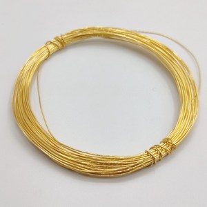 Alambre de Cobre de Calibre 35, 0.2 mm, Dorado, Plateado, Oro Rosa y Desnudo, 1 Metro, Suministros para Hacer Joyas y Manualidades - Product Image 3