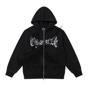 Venta al por mayor 420 GSM 3D puff cropped HOODIE hombres de alta calidad personalizado peso pesado impresión HOODIE - Product Image 2