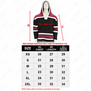 Sweat à capuche personnalisé avec logo Hockey Lace |   Pull en coton lourd 400 GSM |   Sweat-shirt de style streetwear professionnel pour le skate, vente en gros - Product Image 6