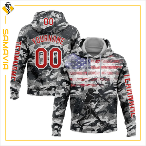 SAMAVIA Moda Sublimación Sudadera con capucha Logotipo personalizado Impresión Sudadera con capucha para gimnasio y ropa al aire libre - Product Image 1