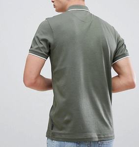 Camiseta de golf antiarrugas para hombre con logotipo personalizado, ropa deportiva para exteriores para camisas, serigrafía promocional de algodón 100% - Product Image 2