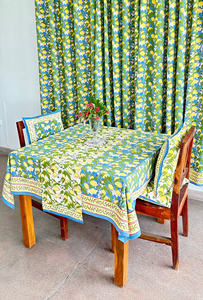 Chemin de table de luxe 100% pur coton fabriqué à la main et bloc à la main imprimé toile vintage colorée pour une utilisation élégante à la maison ou à l'hôtel - Product Image 2