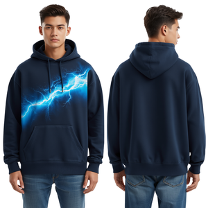 Nueva Llegada, Sudadera con Capucha de Algodón Grueso Premium con Estampado, Sudadera Oversize de Moda, Fabricación Personalizada - Product Image 4