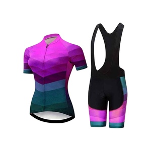 Maillot de cyclisme pour femmes de haute qualité, 100% polyester, antibactérien, vêtements de sport confortables, designs de logo personnalisés, uniforme de cyclisme - Product Image 1