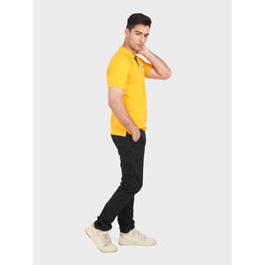 ZELZERY High Quality Slim Fit for Polo Shirt XL Size Woven Jersey Oxford Spandex Colored Light <b>Print</b> Solid Striped Design Short - Product Image 2