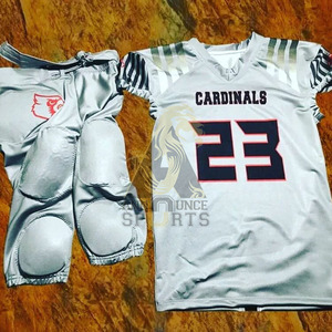 Uniforme de football américain personnalisé avec le nom de votre équipe maillot de football américain en sergé de haute qualité - Product Image 4