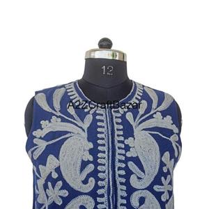 Haute qualité indien coton Suzani vestes pour femmes en gros brodé gilet gilet ouzbek Boho Style broderie à la main - Product Image 3