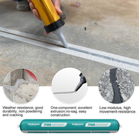 Scellant polyuréthane monocomposant 600 ml, faible module, gris, blanc, noir, adhésif PU, remplissage de joints de construction, réparation de fissures