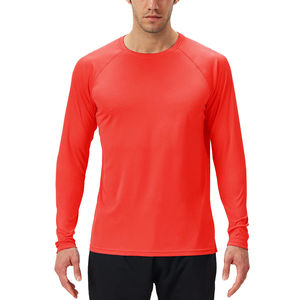 Moda para hombres Ropa al aire libre Rash Guard Camisetas Manga larga Nuevo producto Cuello redondo Slim-Fit Rash Guard para hombres OEM personalizado - Product Image 6