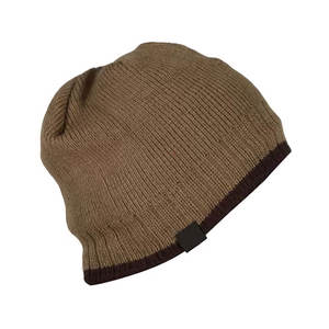 100% Laine Solide Logo Personnalisé OEM Bonnet Tricoté de Haute Qualité Bonnet Bonnet Vente en Gros - Product Image 5