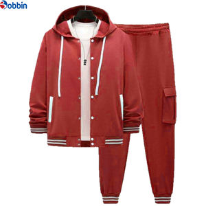 Conjunto Deportivo Varsity de Alta Calidad para Hombre, Chaqueta y Pantalón Varsity a Juego, Personalizable, Unisex, Ropa Deportiva Lisa - Product Image 1