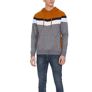 Contraste de color OEM Diseño de logotipo personalizado Ropa de hombre Sudaderas con capucha Sudaderas de calidad superior Nuevo diseño básico 100% Sudaderas con capucha de algodón para hombre - Product Image 3