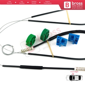 BWR324 Window Regulator Repair Kit Front Right <b>Door</b> for A6 C5 4B 1997-2005 Allroad 4BH 4/5 <b>Door</b> 4B0837462 - Product Image 5