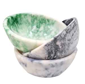 Juego de Tazones de Resina Coloridos Hechos a Mano con Borde Ondulado, Plato Decorativo para Aperitivos, para Mesa de Comedor de Lujo, Regalos, Centros de Mesa - Product Image 3