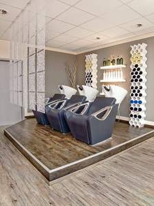 Fauteuil de lavage de cheveux professionnel moderne en bois pour salon commercial, modèle 506, pour atelier, extérieur, salle de sport, appartement, salle à manger, centre commercial - Product Image 3