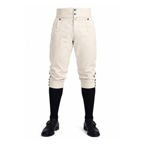 Comfortable Fit Men's Napoleonic War Trouser Straight Classic <b>Period</b> Design Neat Stitching Secure Fastening Canvas Lightweight - Product Image 1