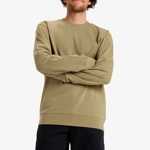 Venta al por mayor sudaderas de gran tamaño para hombres 350GSM logotipo personalizado algodón poliéster mezcla gota hombro cuello redondo sudaderas casuales para hombres - Product Image 2