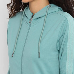 Survêtement long en tricot uni décontracté pour femme de haute qualité, coupe régulière, polyester - Product Image 5