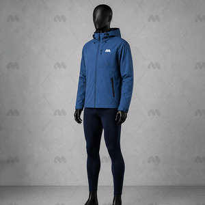 Veste softshell imperméable pour femme, personnalisable OEM, à capuche, coupe-vent, doublée polaire, fermeture éclair intégrale, pour le golf, la randonnée et les activités de plein air - Product Image 3