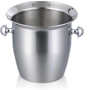 Seau à glace en métal noir avec pince, panier de stockage pour boissons fraîches, fêtes en intérieur, glaçons, canne à glace pour la maison, bar, fêtes - Product Image 2