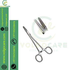 Portaagujas manual de acero inoxidable de 5 pulgadas de alta calidad, instrumentos quirúrgicos certificados CE para médicos y cirujanos - Product Image 2