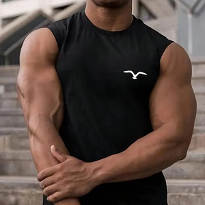 Débardeurs de gymnastique personnalisés Oem pour hommes Débardeurs Vêtements de sport Stringer Musculation Fitness Hommes Débardeur de gymnastique à la mode - Product Image 1