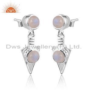 Arrowhead Collection Boucles d'oreilles à la mode pour elle en argent sterling 925 Fabrication de bijoux en pierres précieuses - Product Image 3