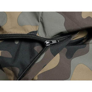 Chaqueta Cortavientos de Poliéster con Capucha para Hombre, con Logotipo Personalizado, Colores Sólidos, Transpirable, Informal, para Calle - Product Image 5